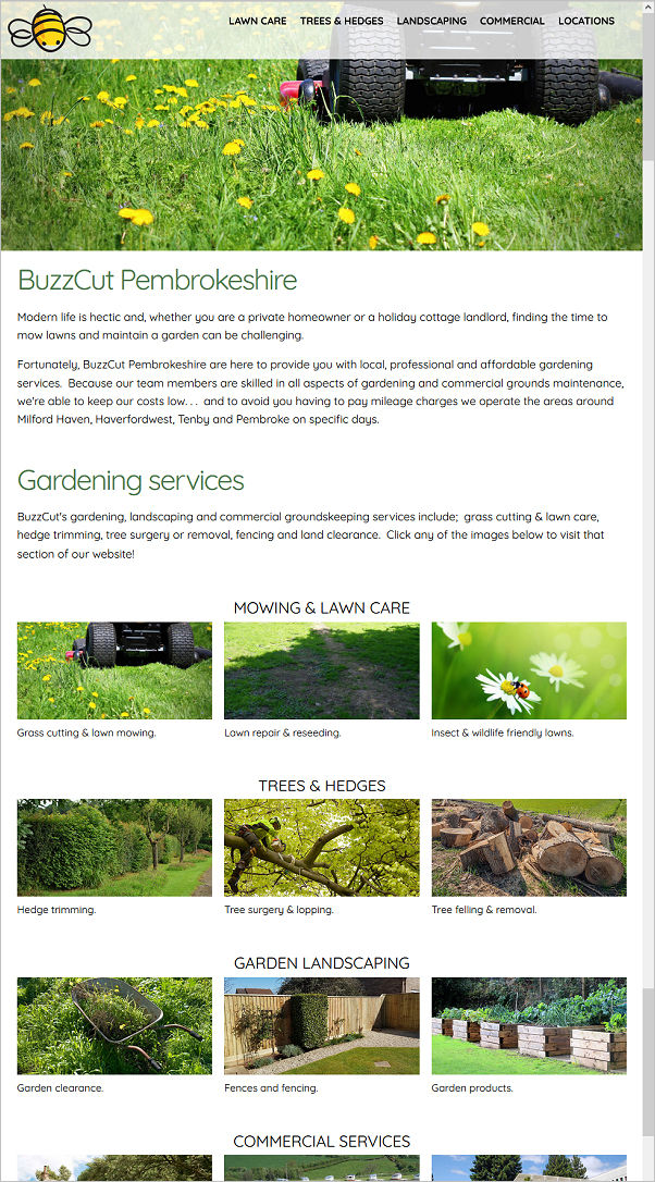 Buzzcut gardening and landscaping for Pembrokeshire